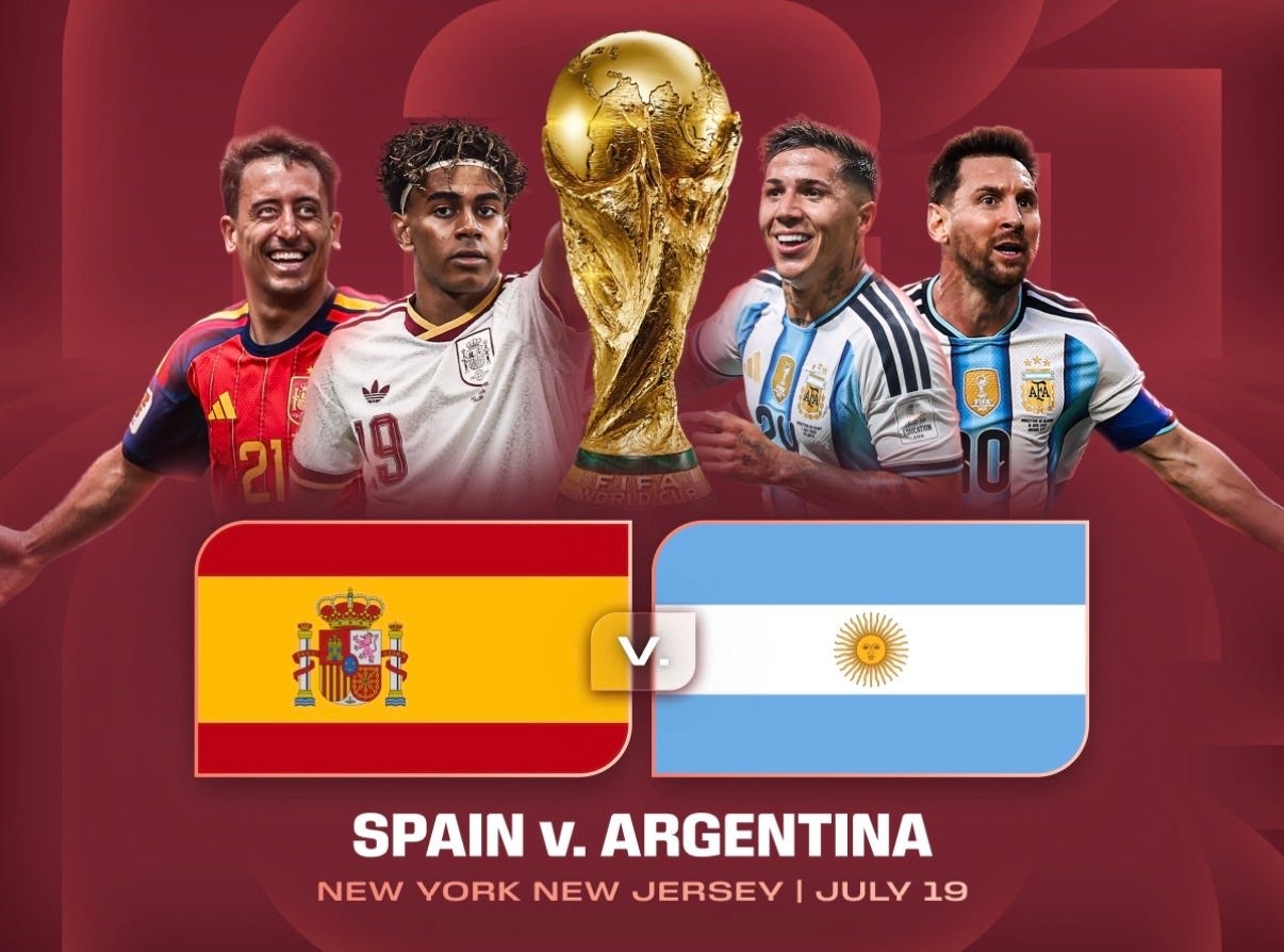 Who will win the World Cup final?